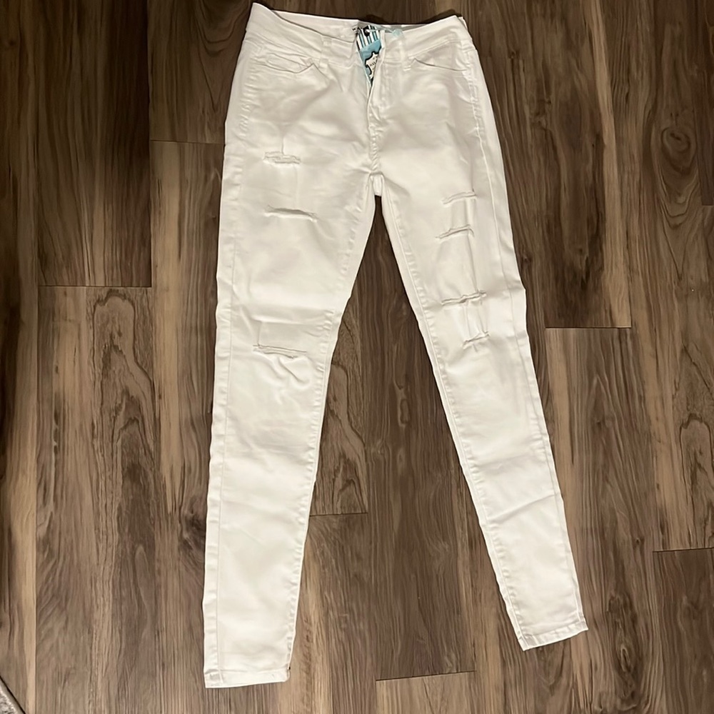 White Ripped Jeans